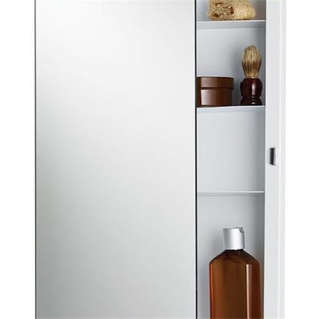 Jensen Jensen 781053 16 x 26 in. Builder Series Frameless Medicine Cabinet with Polished Edge Mirror 781053